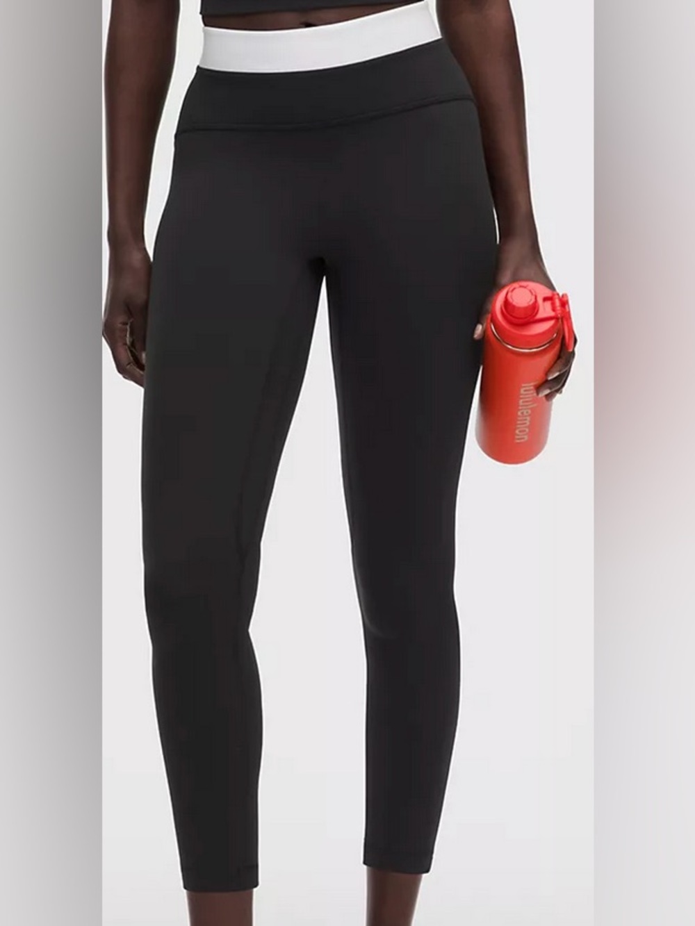 Lululemon Align No Line 25" Tights - Black/White 4 NWT - Picture 2 of 3